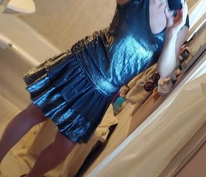 Very Silver 80s vintage dress